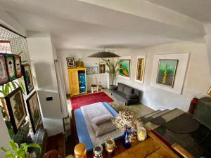 Posezení v ubytování Apartament Art Cluj
