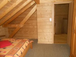 Postel nebo postele na pokoji v ubytování Gîte du Rotenberg