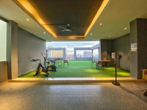 Fitness centrum a/nebo fitness zařízení v ubytování Yunfan Hotel