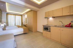 A kitchen or kitchenette at Zoi Apartments