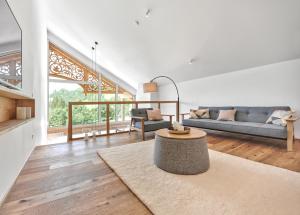 Posezení v ubytování Galeriewohnung Hechelstein 105