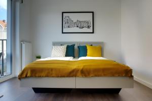 Posteľ alebo postele v izbe v ubytovaní Essence Apartments Sapphire