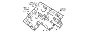 The floor plan of Mr. Serrano Apartments