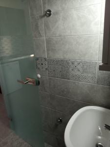 Et badeværelse på Villa Pandora