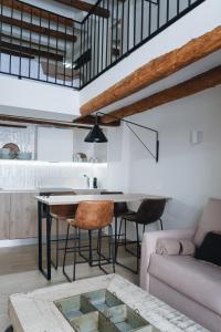 Posezení v ubytování Apartaments la Rambla - Licorella - 4 persones