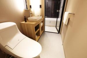 Koupelna v ubytování LOF HOTEL Shimbashi