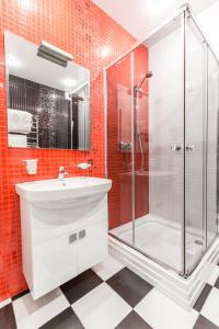 Kúpeľňa v ubytovaní Hotel Premier