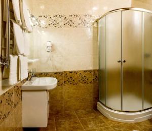 Kúpeľňa v ubytovaní Hotel Premier