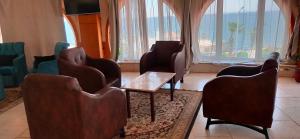 Posezení v ubytování Fayoum Hotel