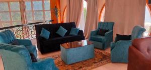 Posezení v ubytování Fayoum Hotel