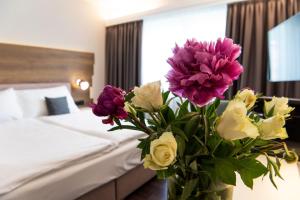 Katil atau katil-katil dalam bilik di Hotel Polo