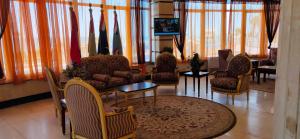 Posezení v ubytování Fayoum Hotel