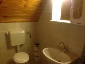A bathroom at Gerti Haus