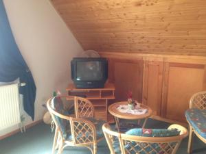 A television and/or entertainment centre at Gerti Haus