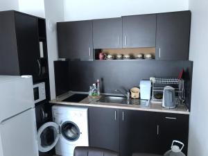 A kitchen or kitchenette at The apartment