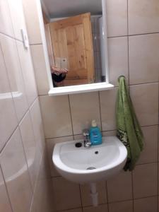 Kúpeľňa v ubytovaní Mátyás Apartman