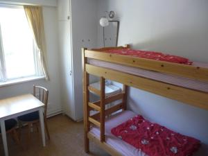 Postel nebo postele na pokoji v ubytování STF Vandrarhem Backåkra