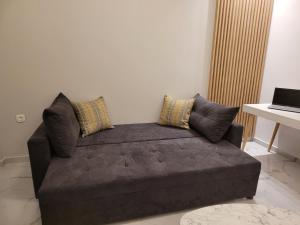 Posezení v ubytování Elegant Central Apartment Veria - με ενδοδαπέδια θέρμανση!!!