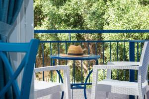 Balkón nebo terasa v ubytování Knossos Hotel