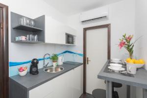 Kuchyň nebo kuchyňský kout v ubytování Apartment Libra downtown Šibenik