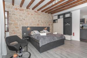 Postel nebo postele na pokoji v ubytování Apartment Libra downtown Šibenik