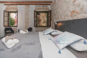 Postel nebo postele na pokoji v ubytování Apartment Libra downtown Šibenik