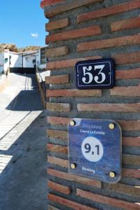 Certifikát, hodnocení, plakát nebo jiný dokument vystavený v ubytování Cueva La Ermita