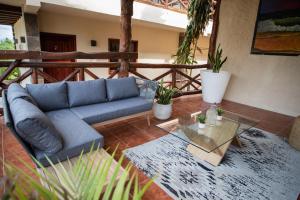 Posezení v ubytování Hotel Macondo Holbox