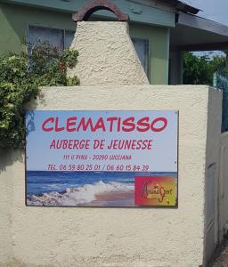 La MaranaにあるClematissoの家の看板