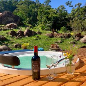 Bebidas em Cactus Chalés & Cabanas em lumiar