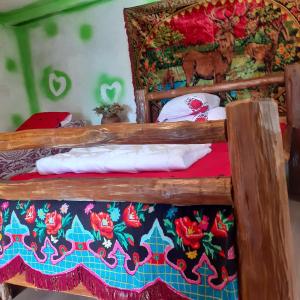 Krevet ili kreveti na sprat u jedinici u okviru objekta Retreat Holiday in Cozy Traditional House