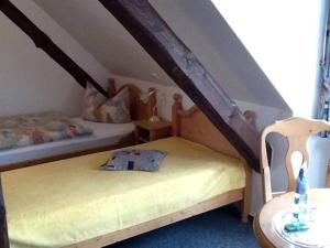 Postel nebo postele na pokoji v ubytování Landgasthaus Hesse