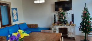 Posezení v ubytování Turtle Island Homestay