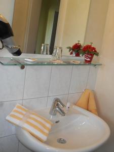 Koupelna v ubytování Hotel Brückentor