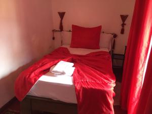 Postel nebo postele na pokoji v ubytování Riad Dar Lilas