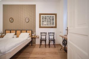 Posteľ alebo postele v izbe v ubytovaní BpR Király Street Nest with A/C