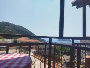 a view from the balcony of a house at Georgijevic Room & Apartments in Budva