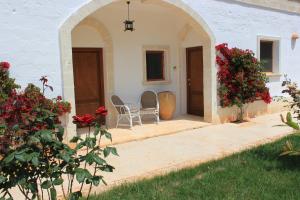 A garden outside Masseria Zambardo