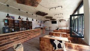 Lounge nebo bar v ubytování Jugendgästehaus Gerlosplatte