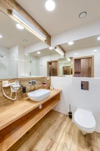 Koupelna v ubytování Hotel Wena