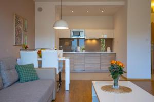 Kuchyňa alebo kuchynka v ubytovaní RentPlanet - Apartamenty Górna Resorts