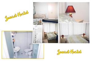 Un baño de Sunset Hostel