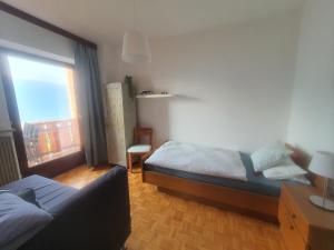 Postel nebo postele na pokoji v ubytování Voldersberghof