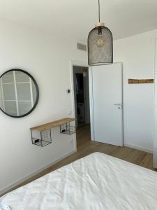 Postel nebo postele na pokoji v ubytování Podium