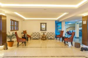 Istumisnurk majutusasutuses Hotel Ananda Pashupati
