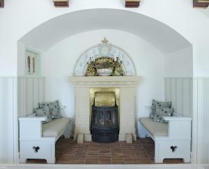 A seating area at Hotel Villa Brinkly