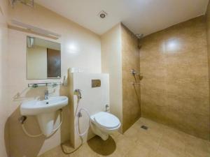 Baðherbergi á Hotel Ananda Pashupati