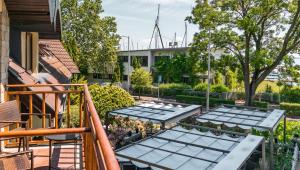 Zahrada ubytování Hotel Tihany Átrium
