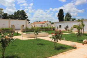 A garden outside Masseria Zambardo