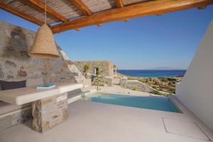 The swimming pool at or close to VLIA Mykonos